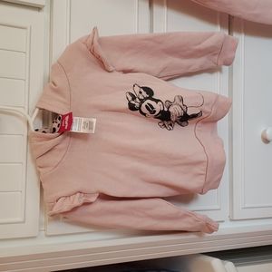 Disney Junior Minnie Mouse 2 piece jogger with hood size 4T